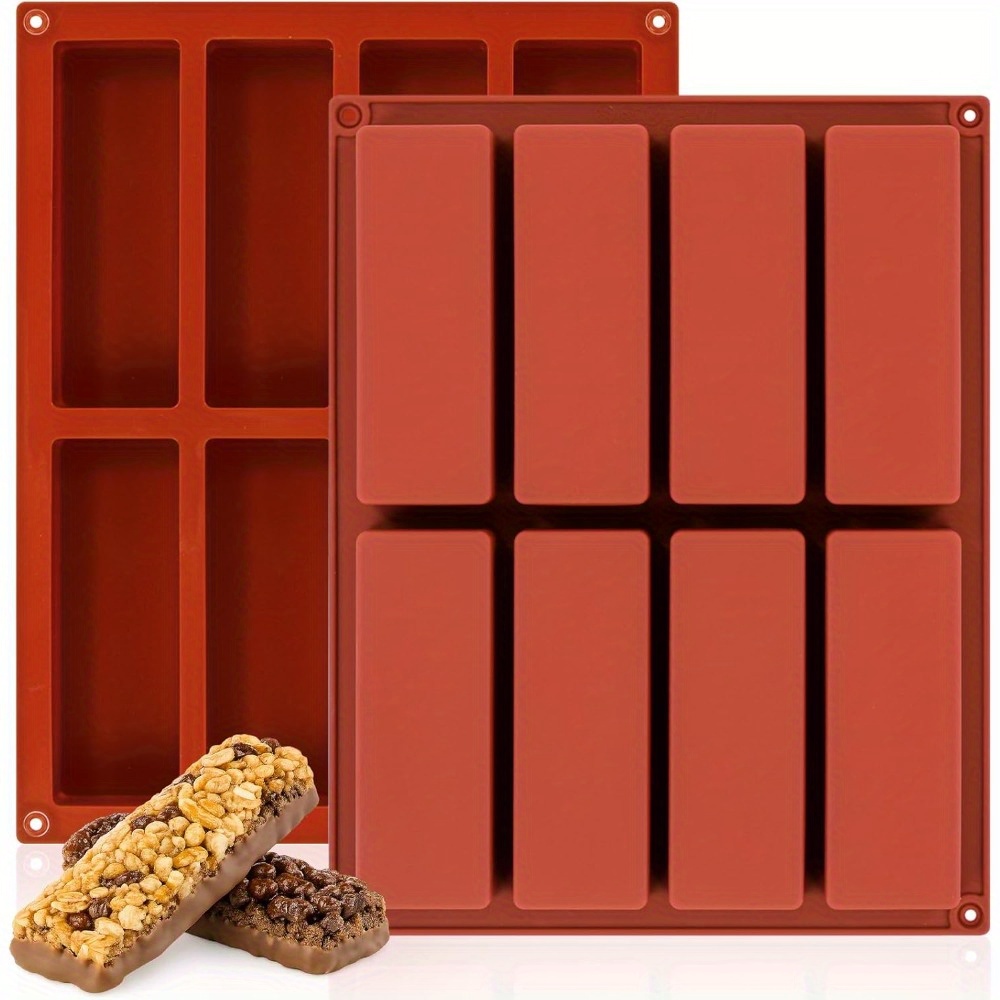 Protein Bar - 1 adet 8 Boşluklu Silikon Granola