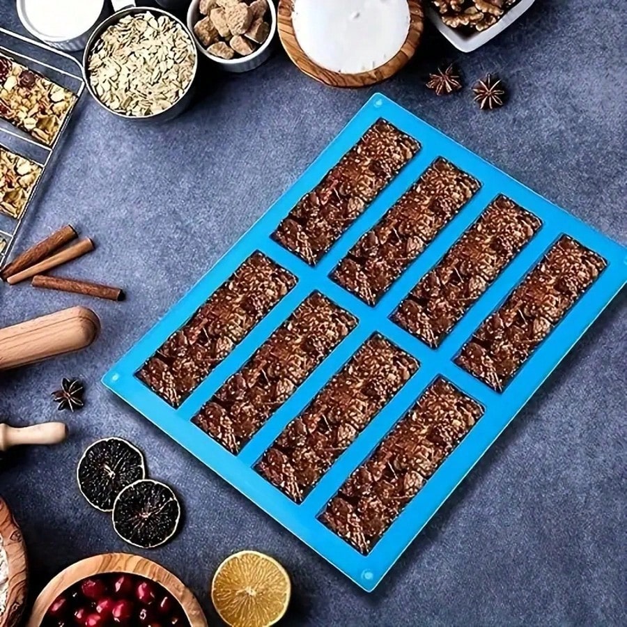 Protein Bar - 1 adet Silikon Granola Bar Kalıbı,