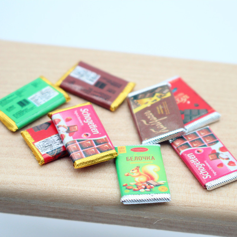 1/12 minyatür Dollhouse Mini ç - Chocolate Snack incelemesi ve fiyatı